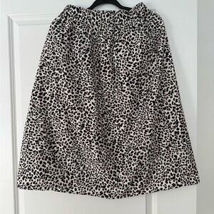 Leopard Print Women's Skirt